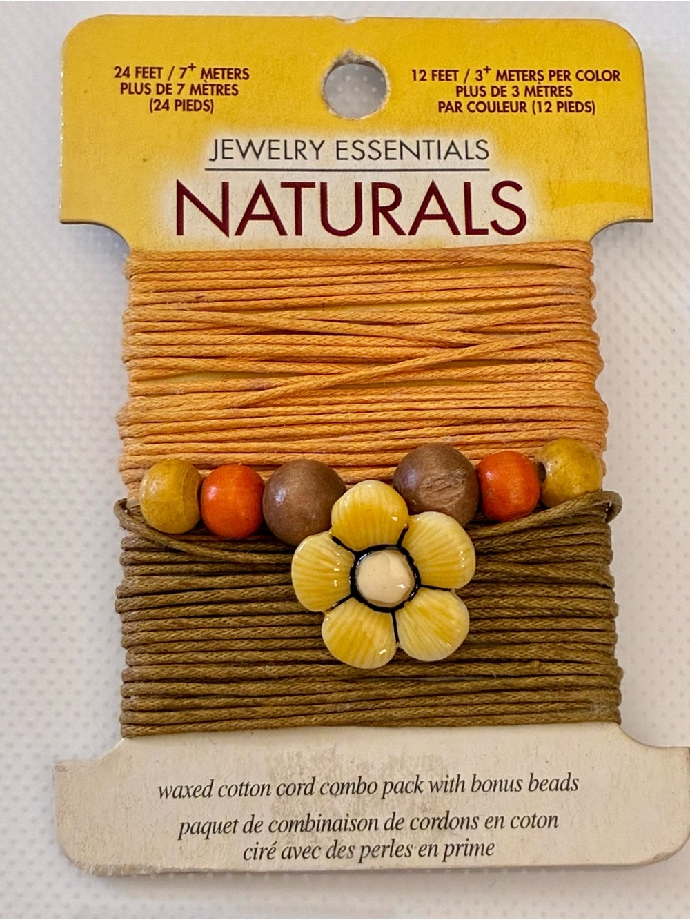 Jewelry Essentials Naturals Yellow Flower Combo Pack